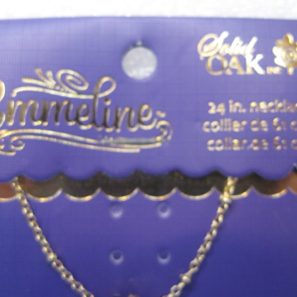 Emmeline Floating Charm Locket Pendant Necklace Tea Aunt 24" L - Picture 2 of 6